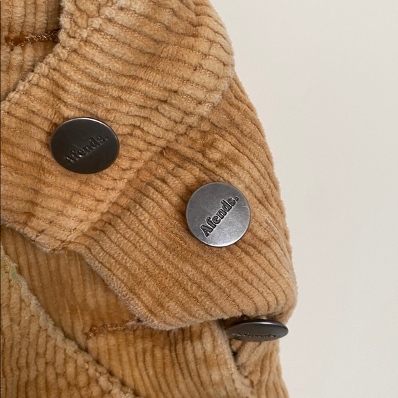 Afends Camel Corduroy Overalls - Picture 3 of 5